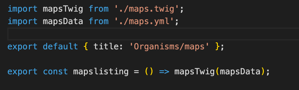 Twig and YML Data mapping